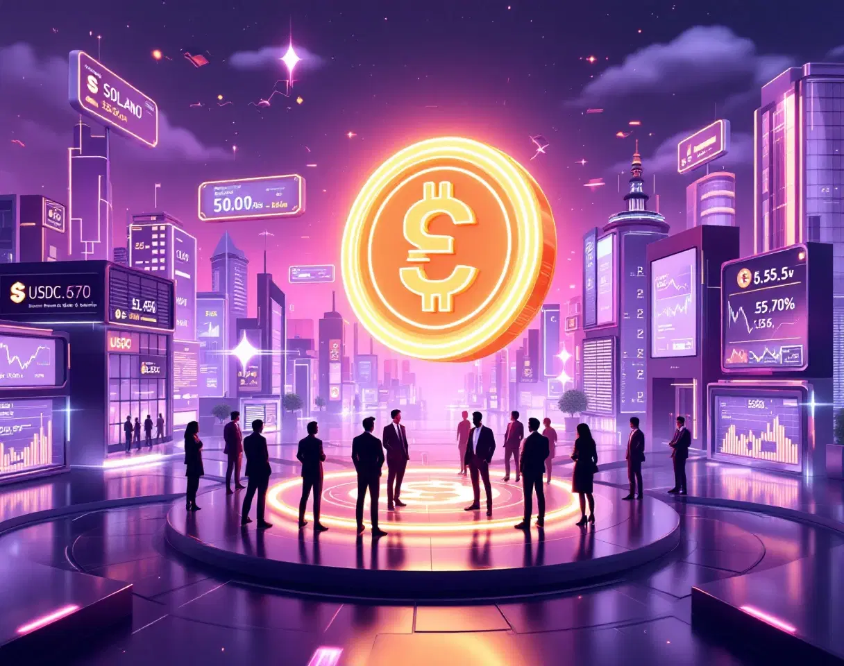 Solana e USDC Ridefinire il Futuro della Finanza Decentralizzata