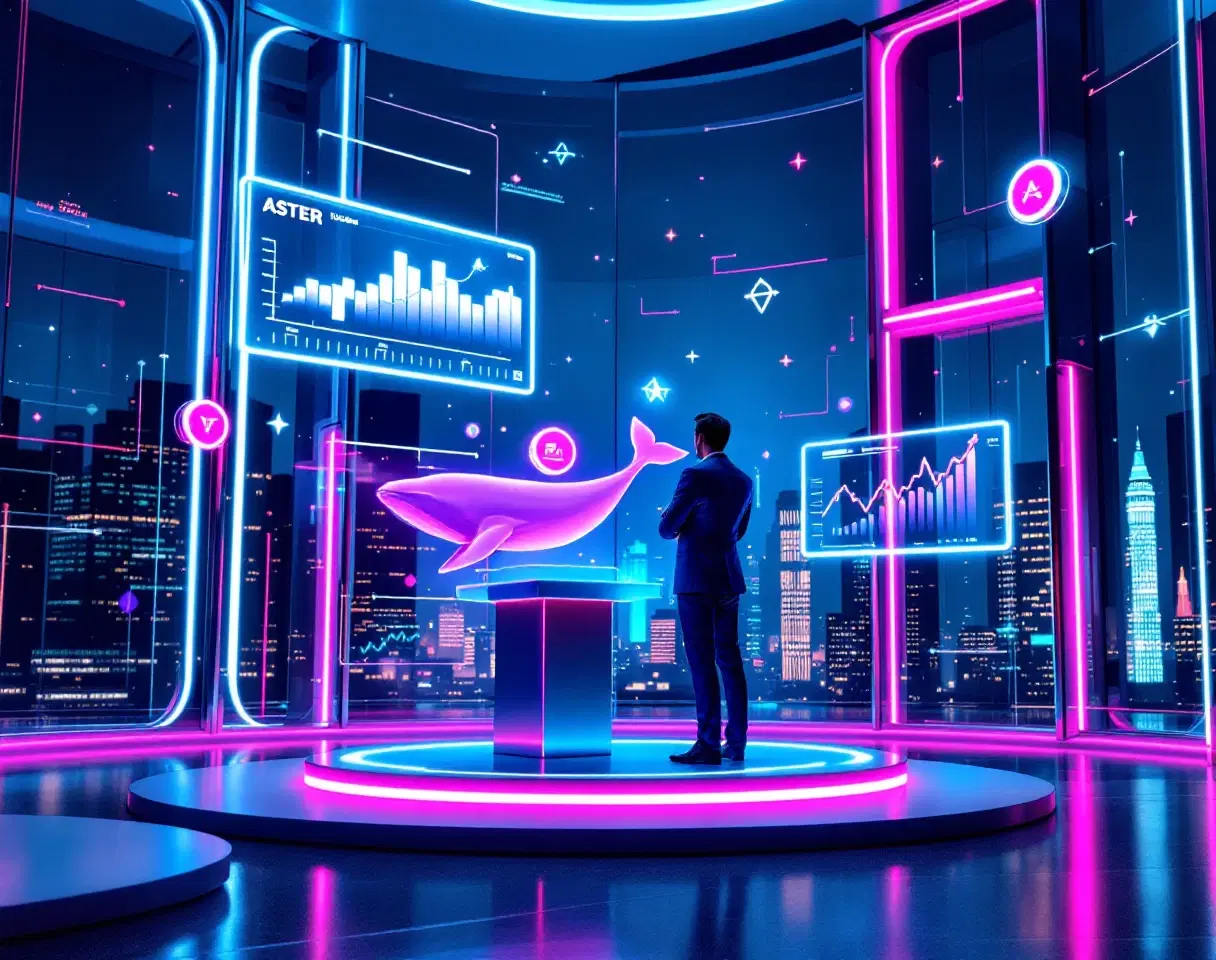 Der Ripple-Effekt von Walen auf die Volatilität des ASTER-Tokens