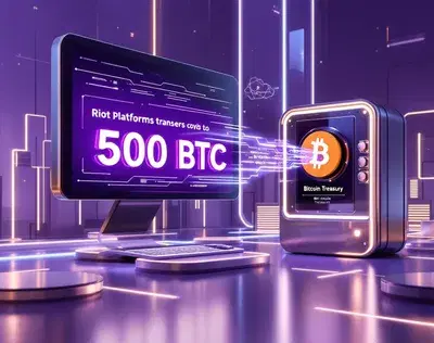 Riot Platforms Transfers Bitcoin to Boost Treasury Management