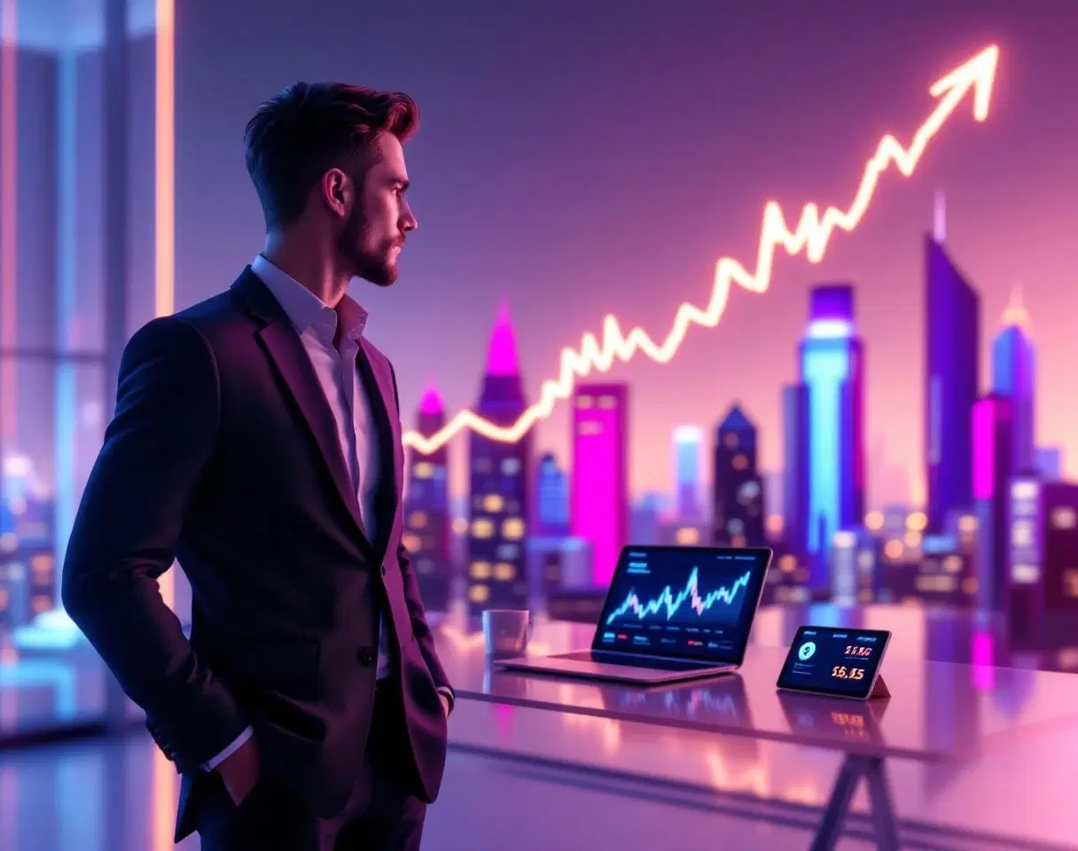 La Divergencia de las Acciones de Cripto y Tecnología Iluminada